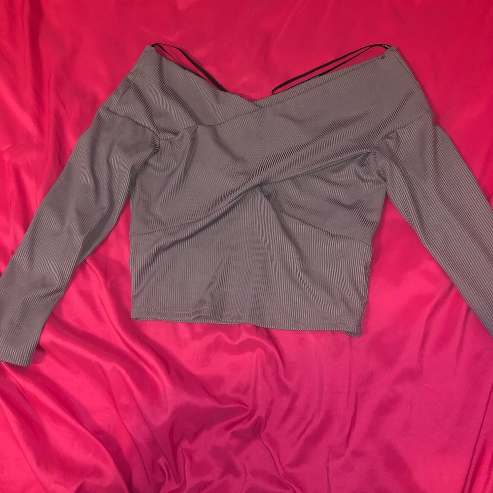 NWOT Gray Top